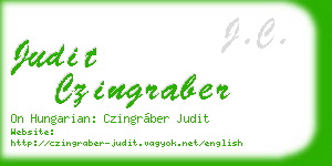 judit czingraber business card
